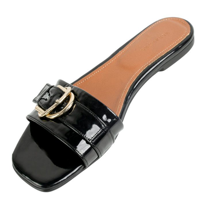 Azure : Sandales Femme - Cuir Noir