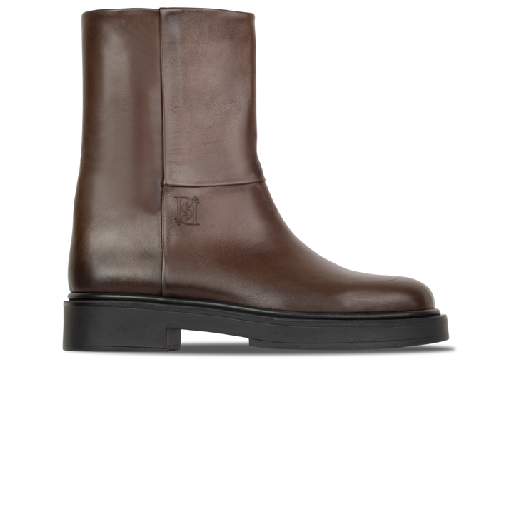 Charlotte: Bottes Femme - Cuir Marron