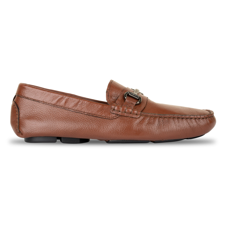 Calvin: Mocassin Homme - Cuir Tabac