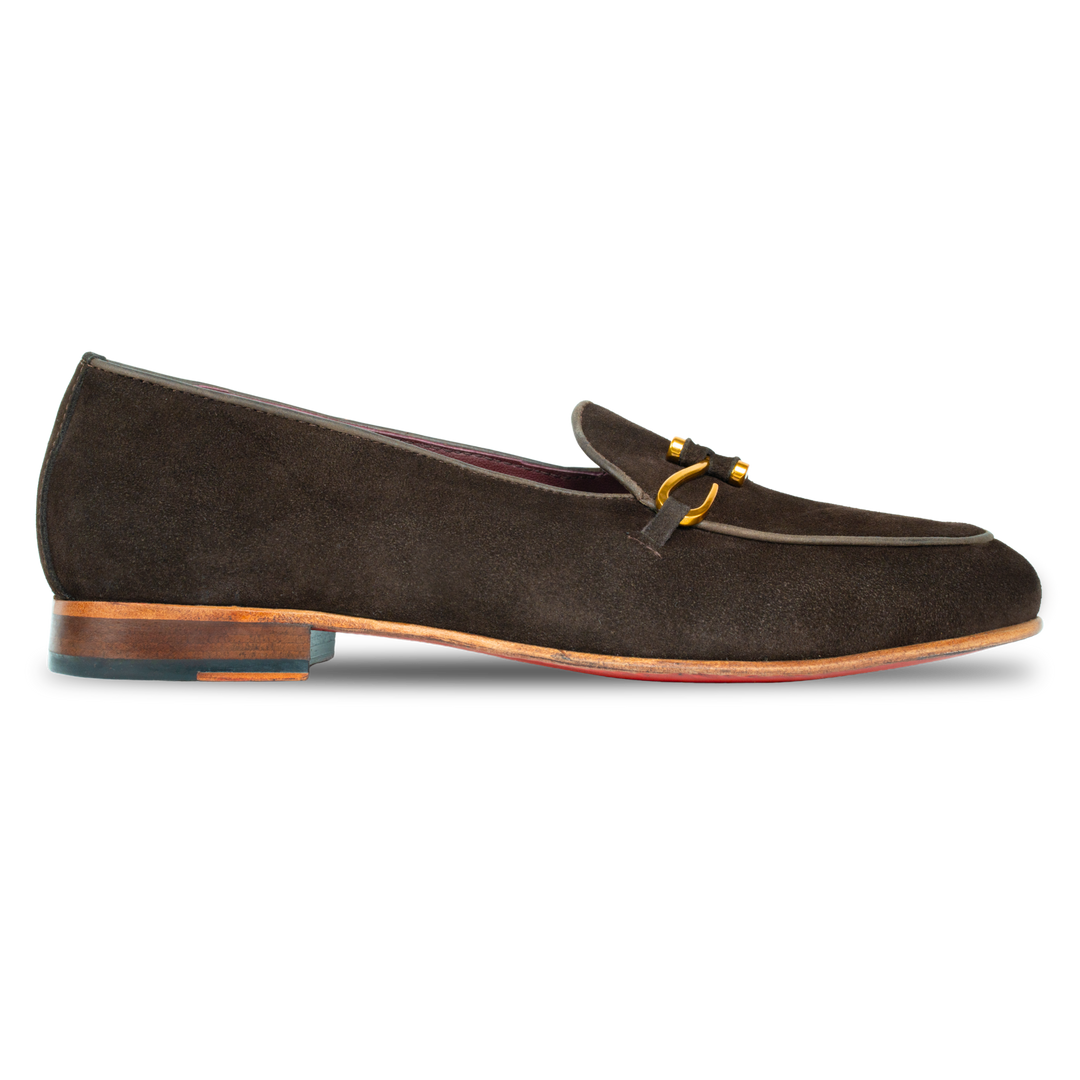 Francis: Mocassin Homme - Daim Marron