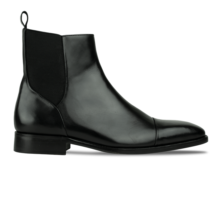 Cavan: Chelsea Boots Homme - Cuir Noir
