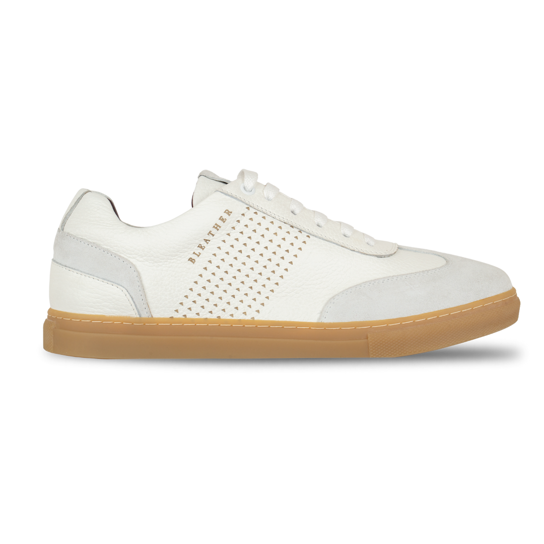 Fowler : Sneakers Homme - Cuir BLanc
