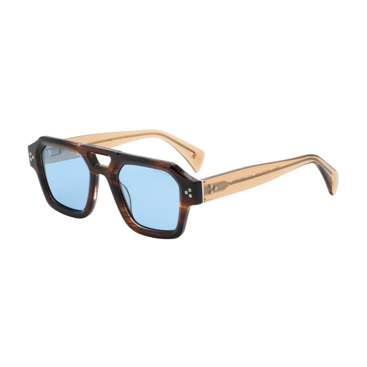 Theo: Lunettes de soleil de luxe Bleu