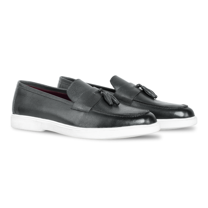Carvo : Mocassin Homme - Cuir Gris