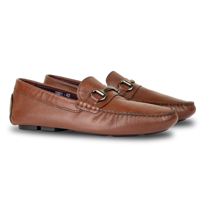 Calvin: Mocassin Homme - Cuir Tabac