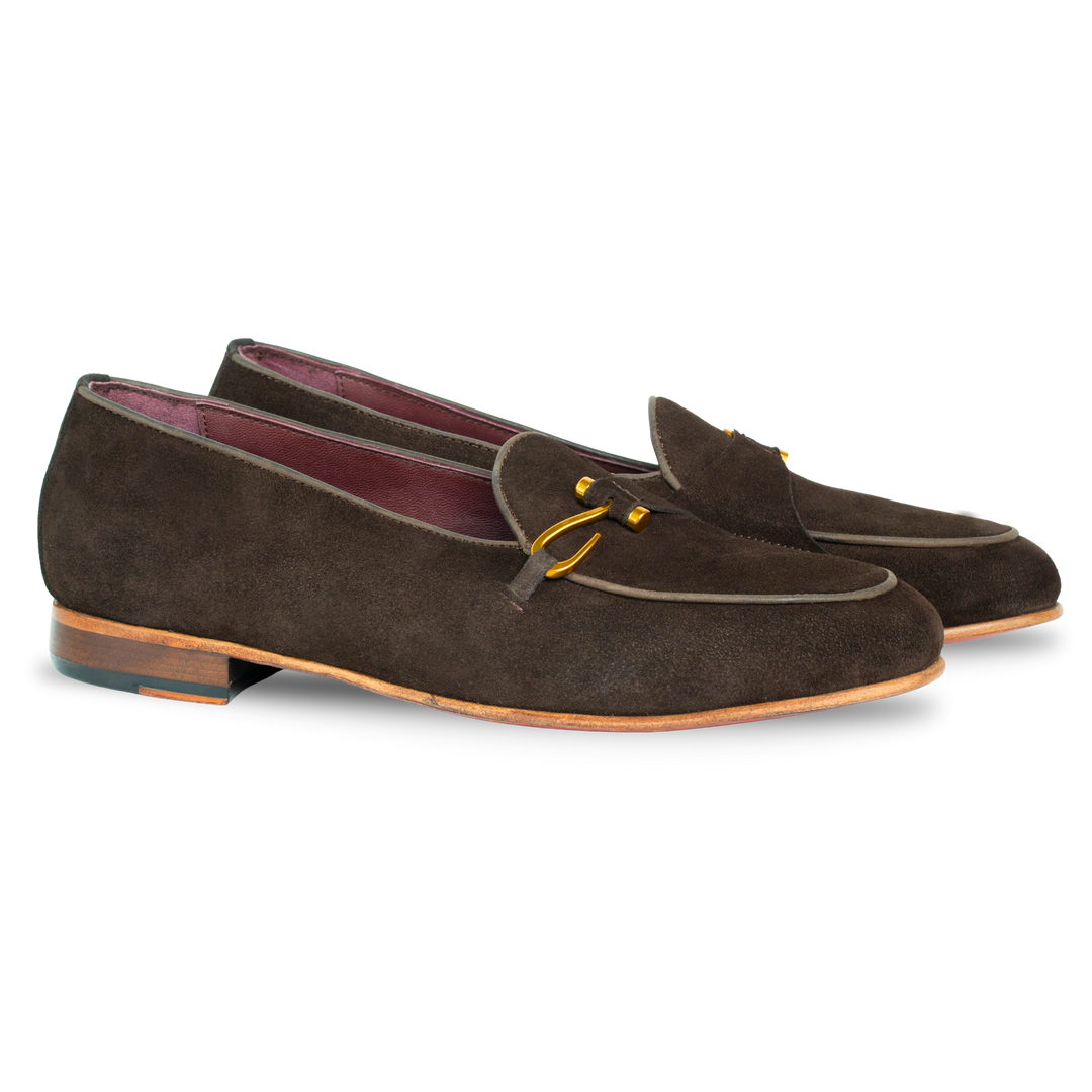 Francis: Mocassin Homme - Daim Marron