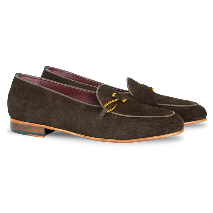 Francis: Mocassin Homme - Daim Marron