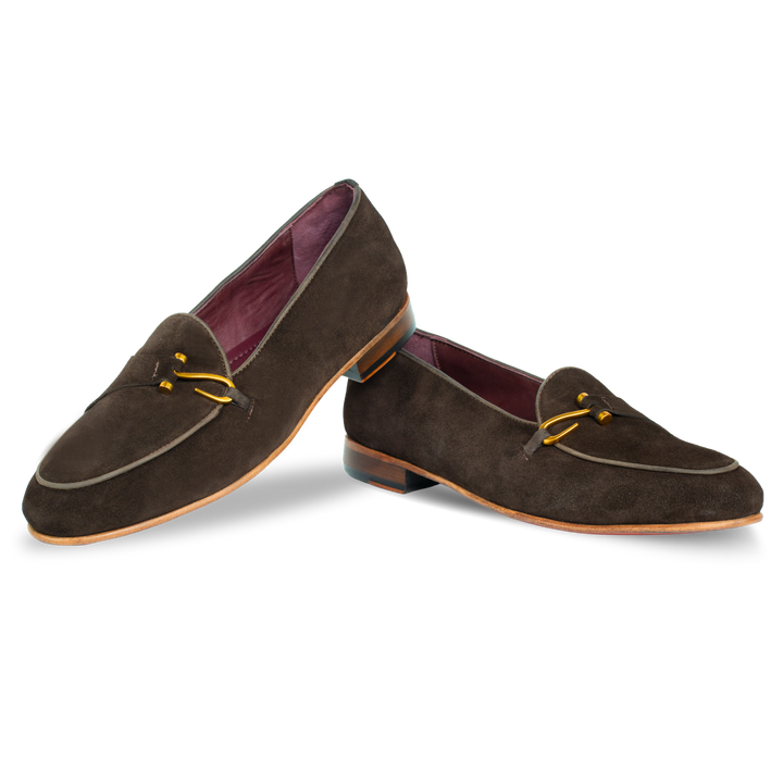Francis: Mocassin Homme - Daim Marron
