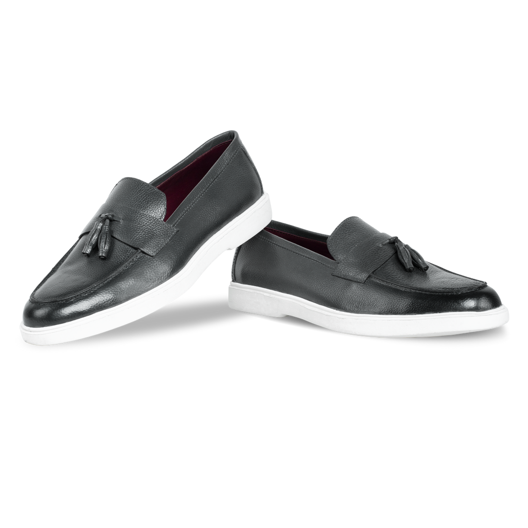 Carvo : Mocassin Homme - Cuir Gris