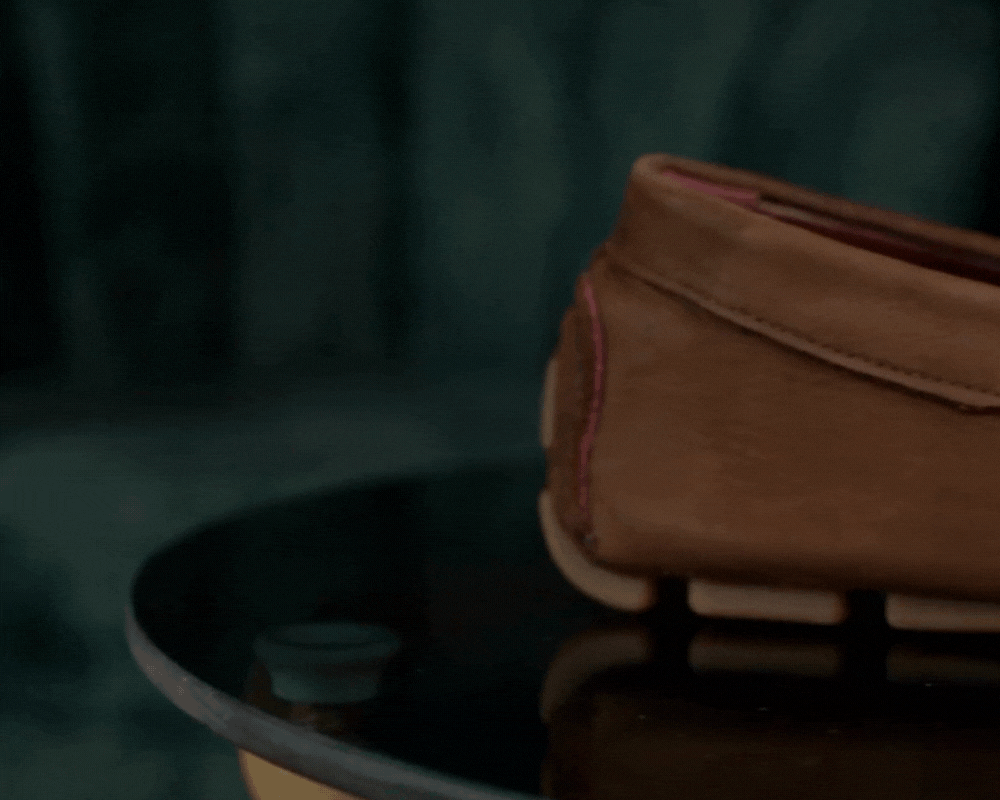 Harvey : Mocassin Homme - Nubuck Marron