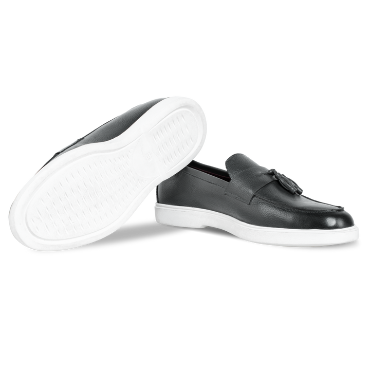 Carvo : Mocassin Homme - Cuir Gris