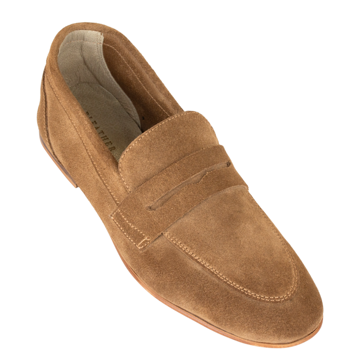 Sia: mocassin Femme - Daim Beige