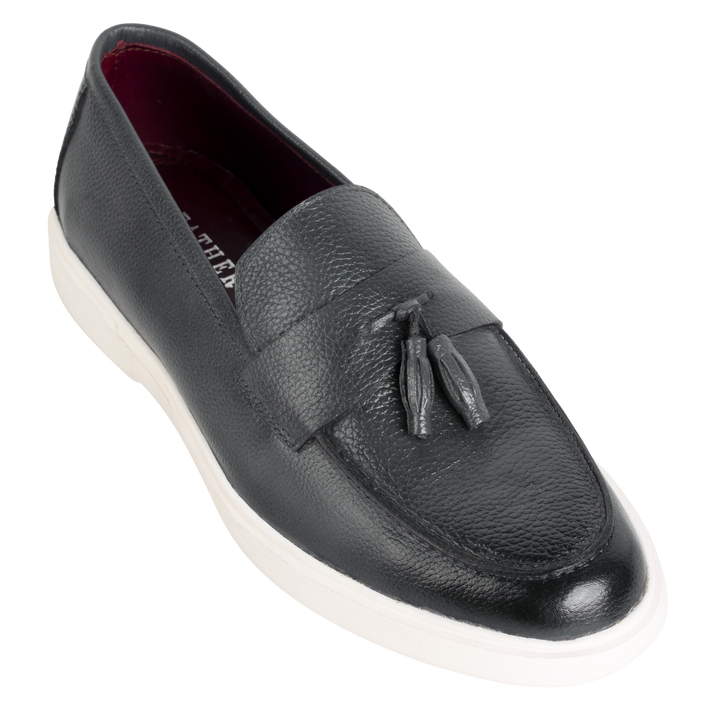 Carvo : Mocassin Homme - Cuir Gris