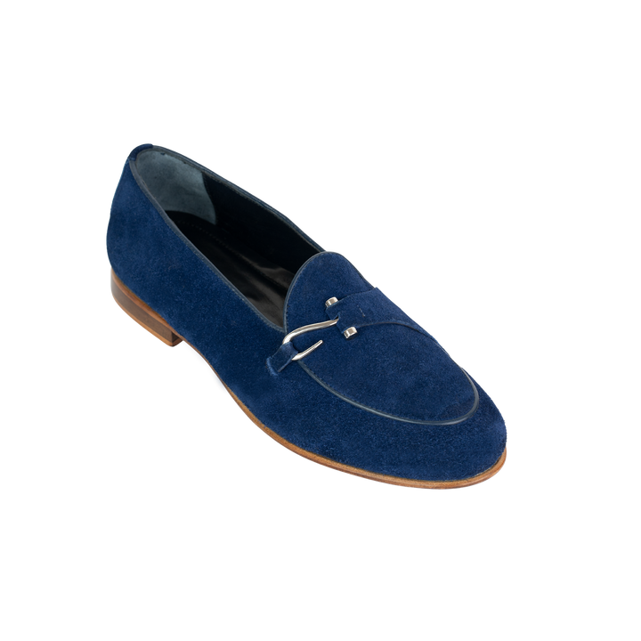 Francis: Mocassin Homme - Daim Bleu