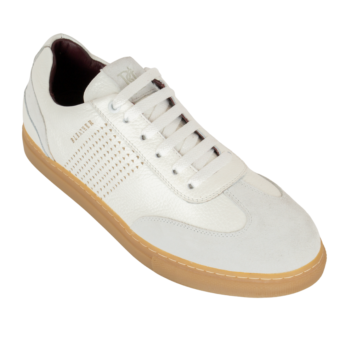 Fowler : Sneakers Homme - Cuir BLanc