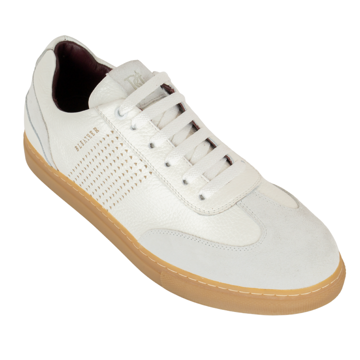 Fowler : Sneakers Homme - Cuir BLanc
