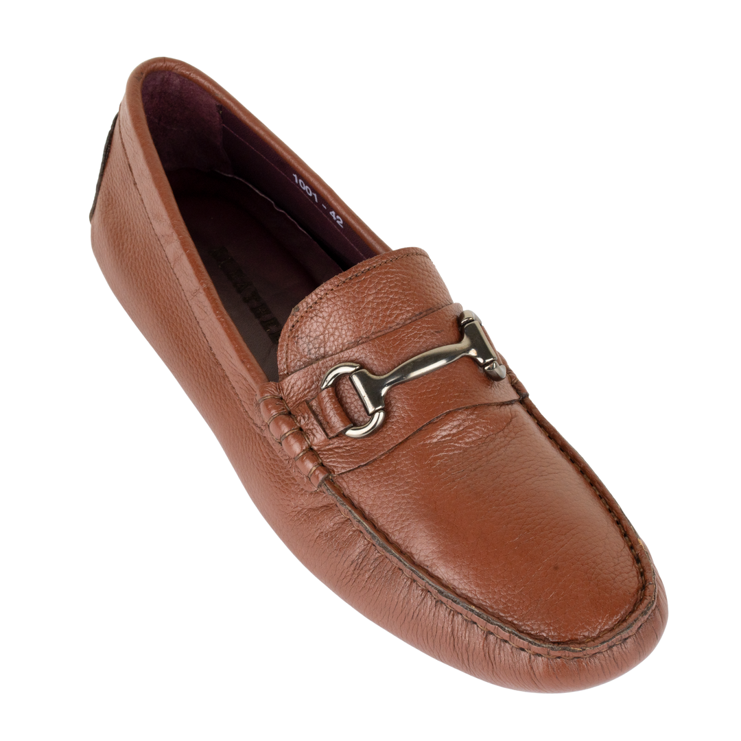 Calvin: Mocassin Homme - Cuir Tabac