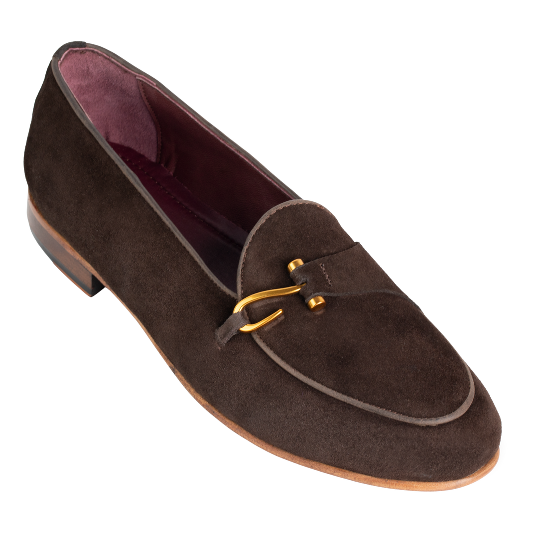 Francis: Mocassin Homme - Daim Marron