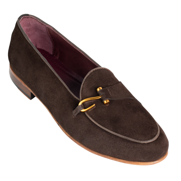 Francis: Mocassin Homme - Daim Marron
