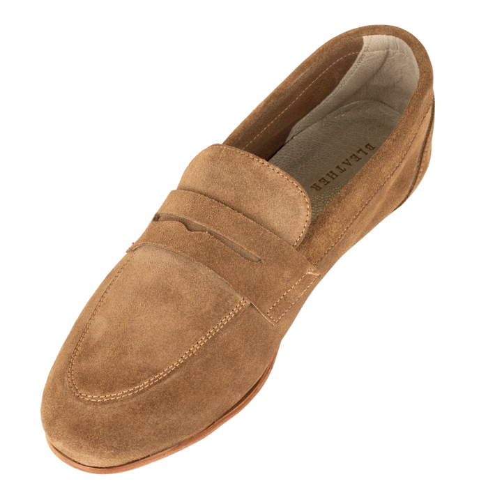 Sia: mocassin Femme - Daim Beige