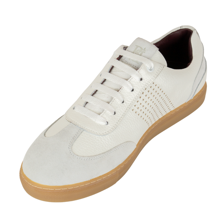 Fowler : Sneakers Homme - Cuir BLanc
