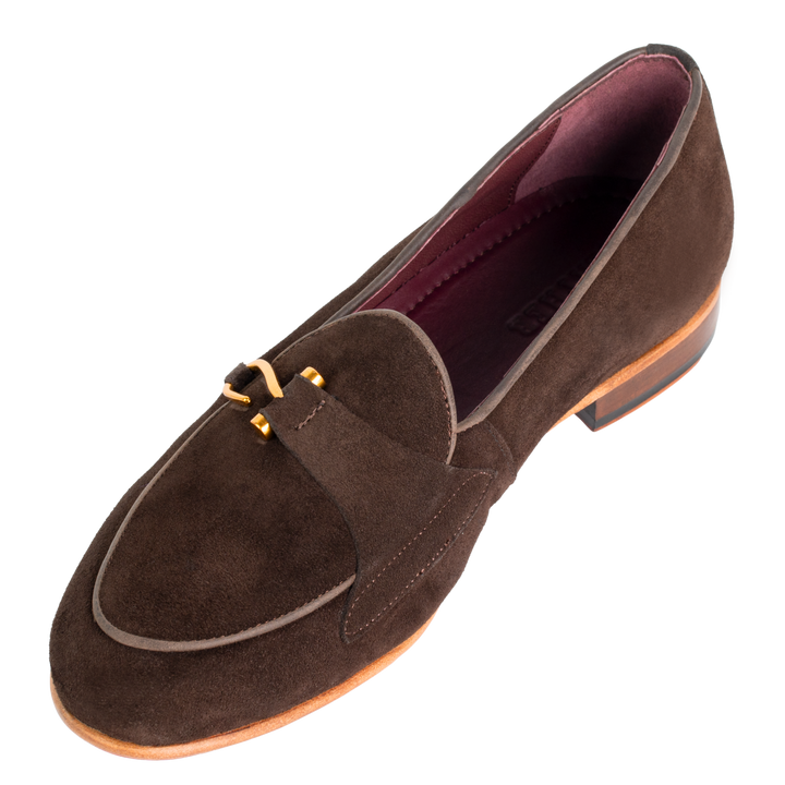 Francis: Mocassin Homme - Daim Marron