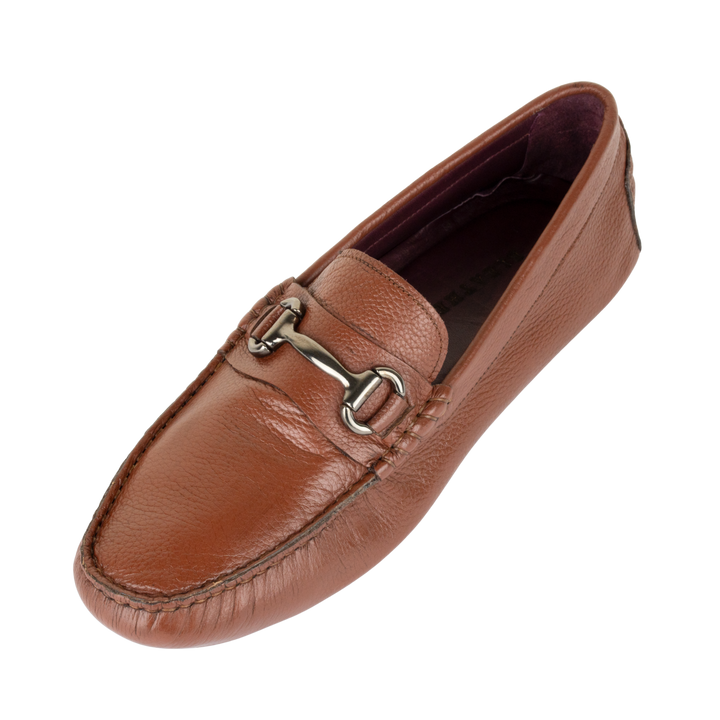 Calvin: Mocassin Homme - Cuir Tabac