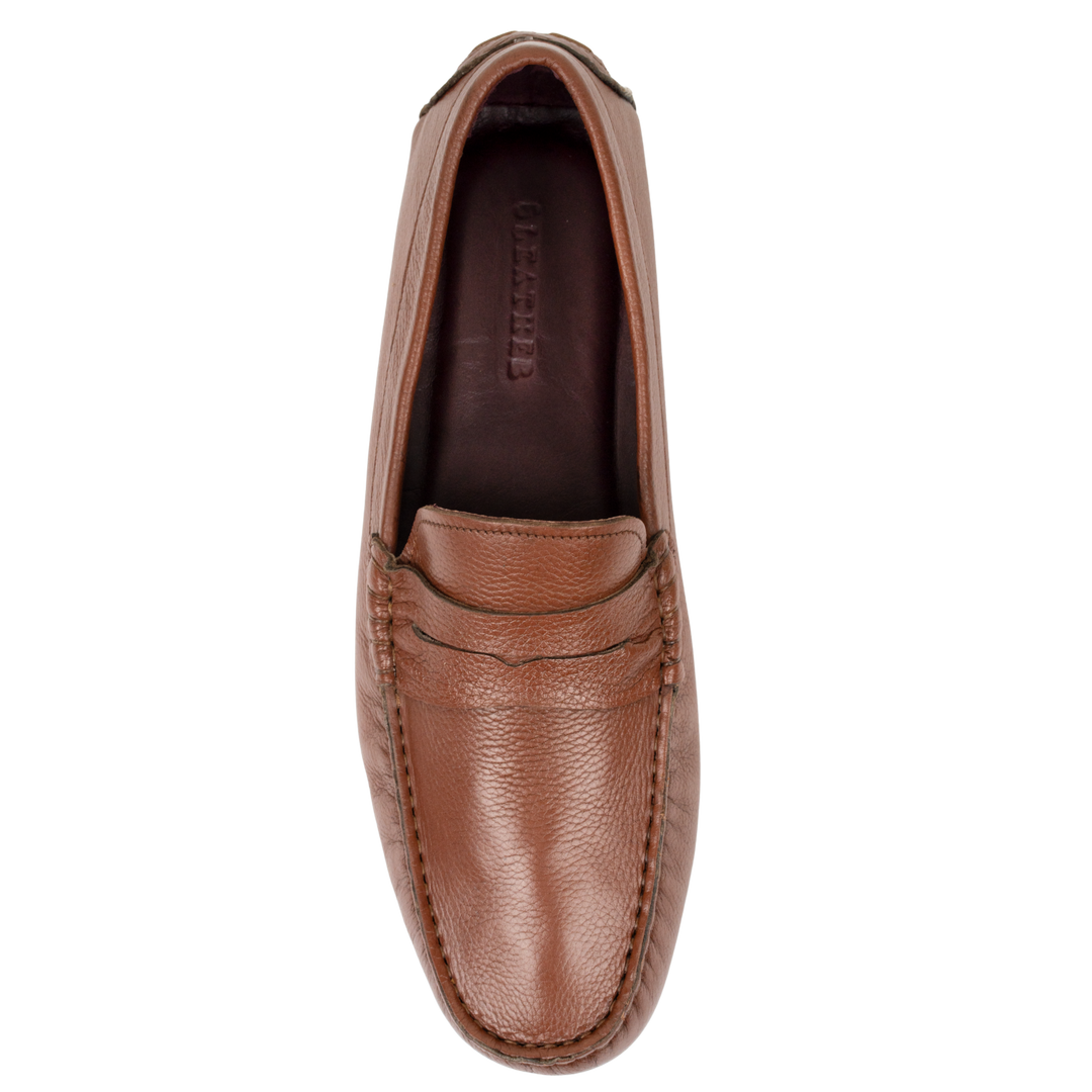 Harvey : Mocassin Homme - Tabac grainé