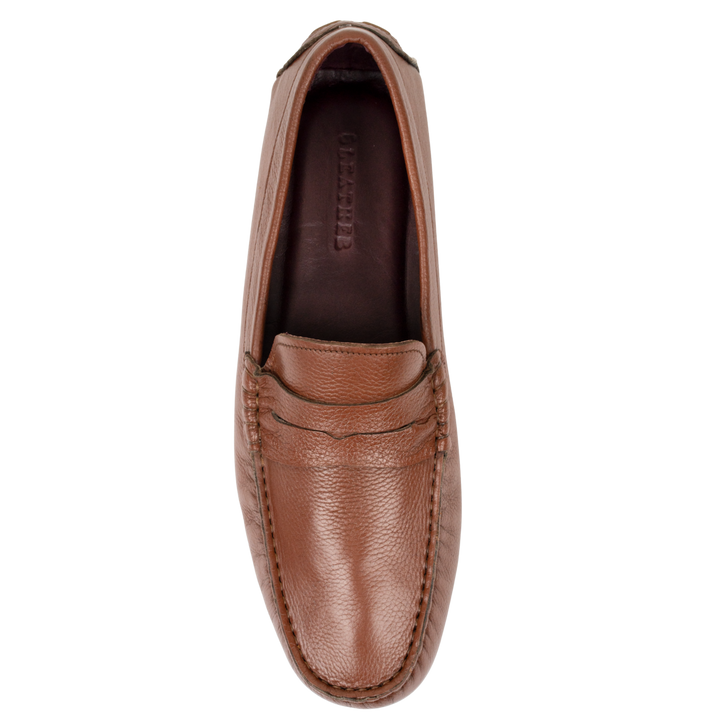 Harvey : Mocassin Homme - Tabac grainé