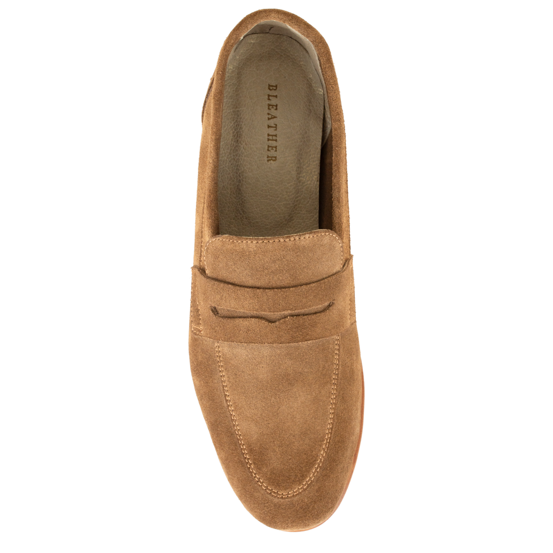 Sia: mocassin Femme - Daim Beige