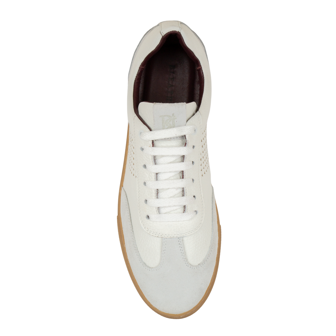 Fowler : Sneakers Homme - Cuir BLanc