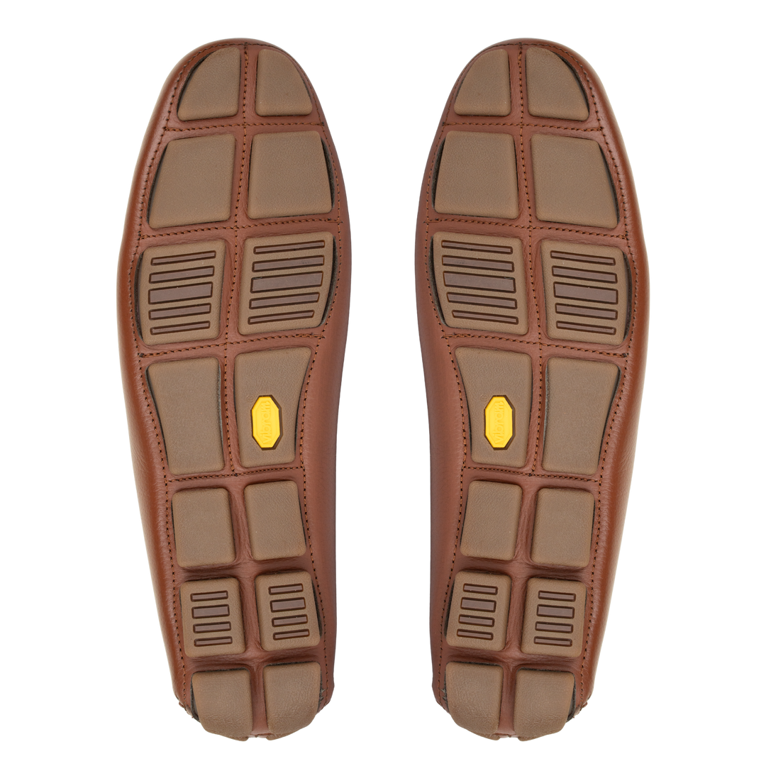 Harvey : Mocassin Homme - Tabac grainé