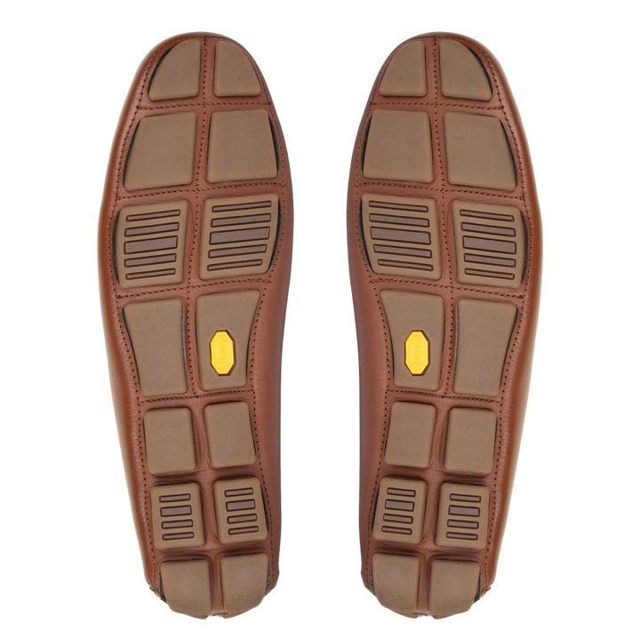 Harvey : Mocassin Homme - Tabac grainé