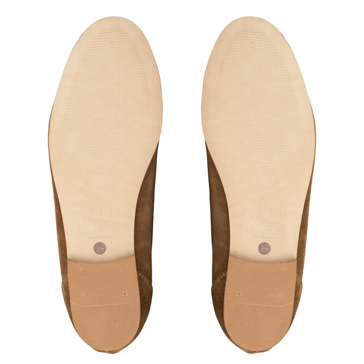 Sia: mocassin Femme - Daim Beige