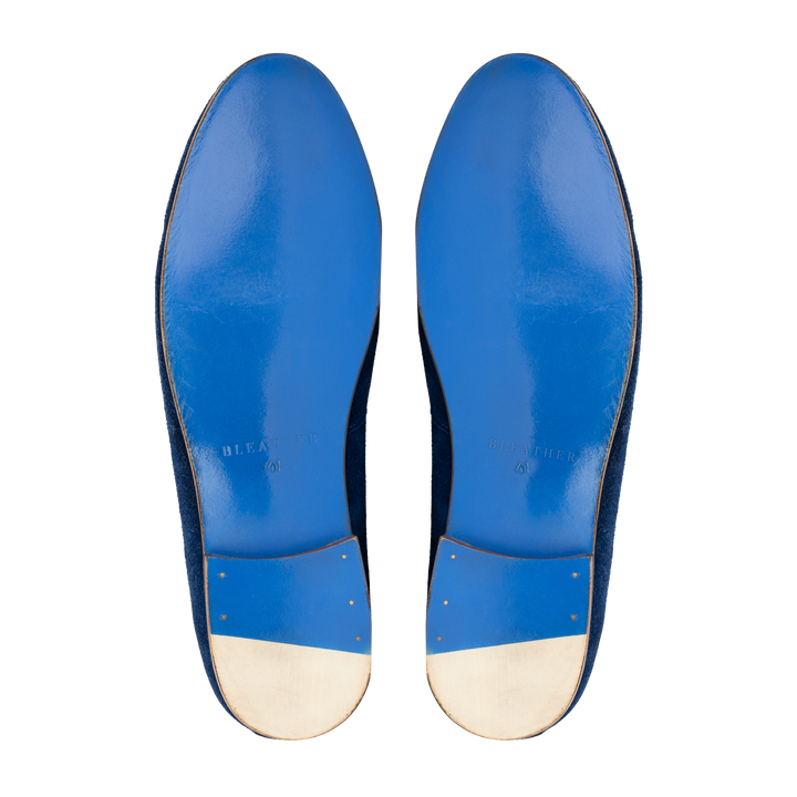 Francis: Mocassin Homme - Daim Bleu