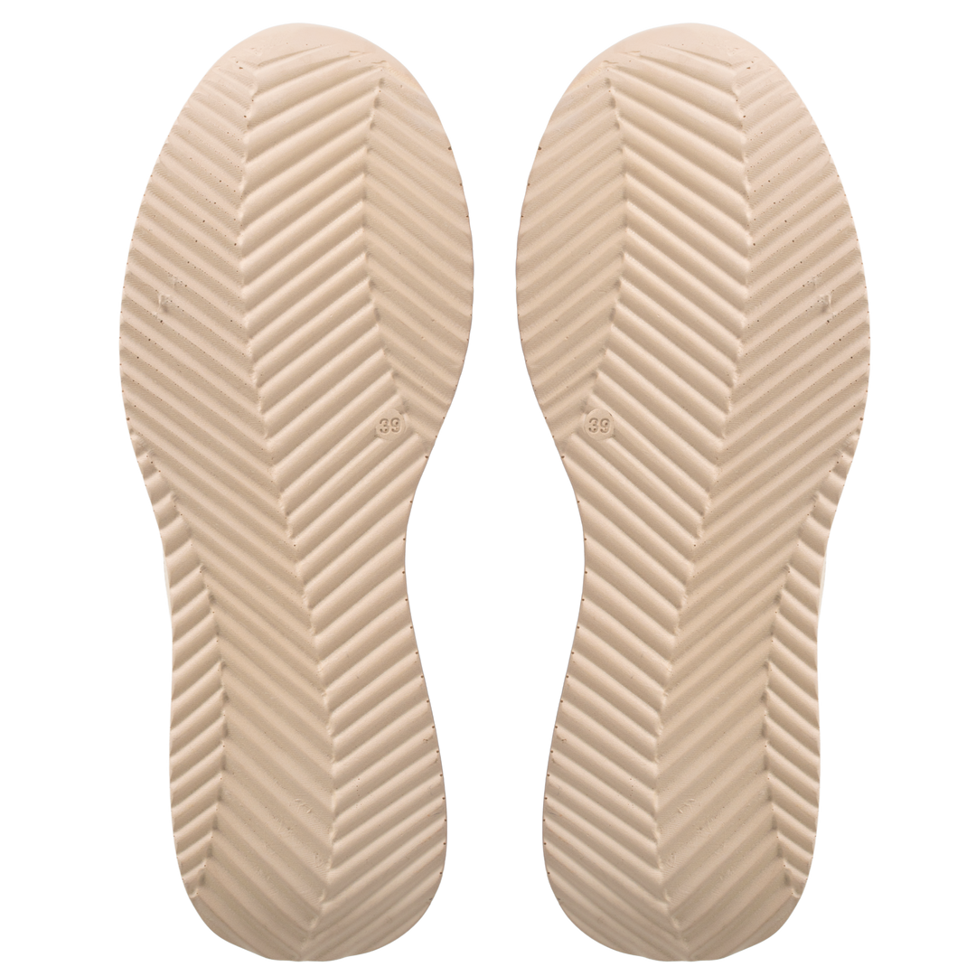 Lucy : Sneakers Femme - Cuir doré