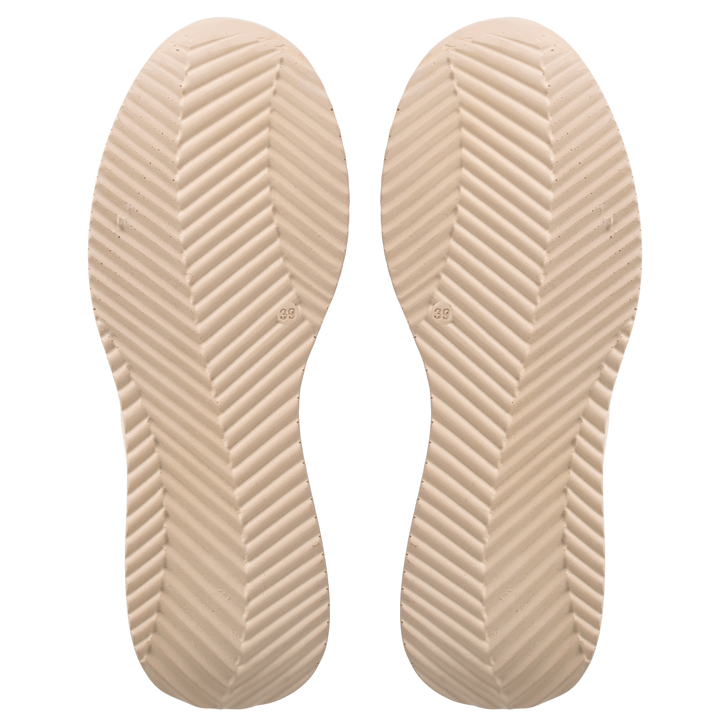 Lucy : Sneakers Femme - Cuir doré