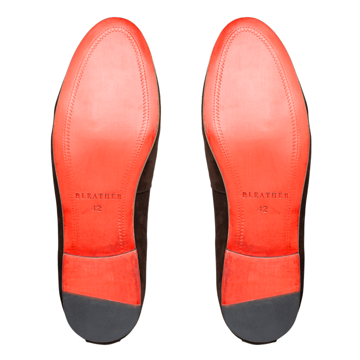 Francis: Mocassin Homme - Daim Marron