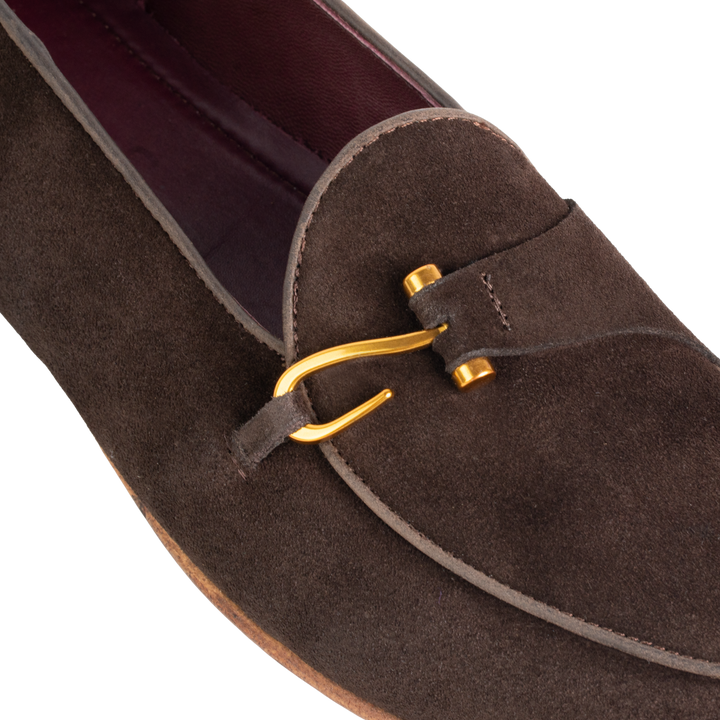 Francis: Mocassin Homme - Daim Marron
