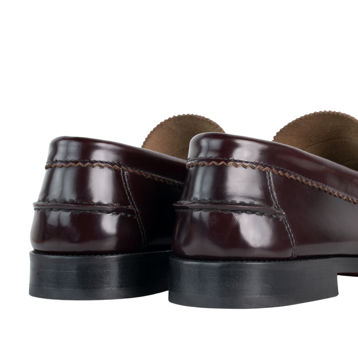 Wallas : Mocassin Homme - Cuir Bordeaux