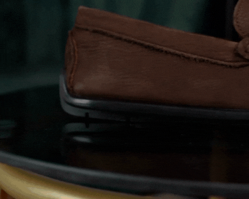 Brighton : Mocassin Homme - Nubuck Marron