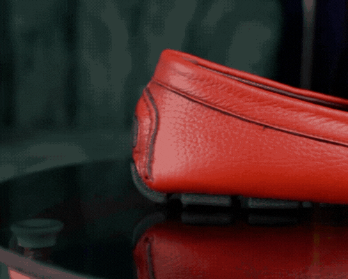 Harvey : Mocassin Homme - Cuir Rouge Toscane