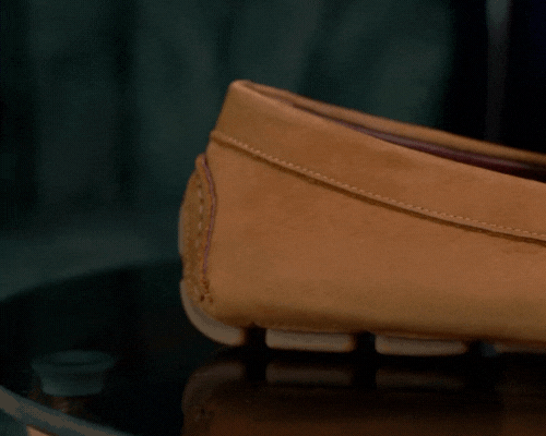 Harvey : Mocassin Homme -Nubuck Tabac