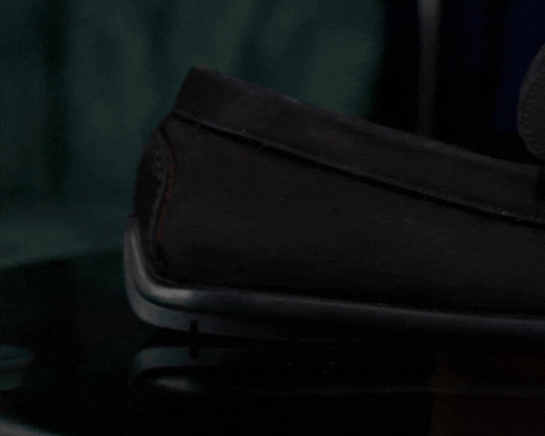 Brighton : Mocassin Homme - Nubuck Noir