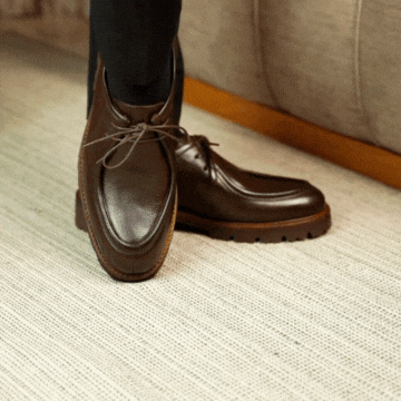 Noble: Derby Homme - Cuir Marron