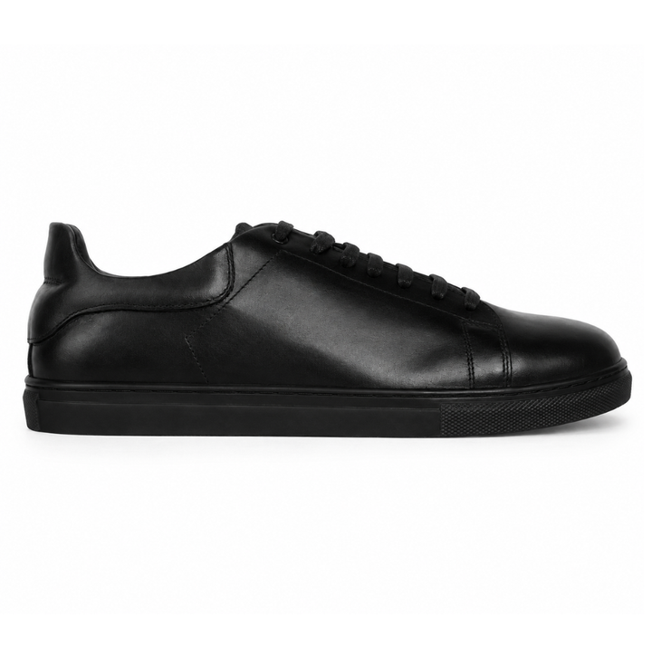 Stanley : Sneakers Homme - Cuir Noir