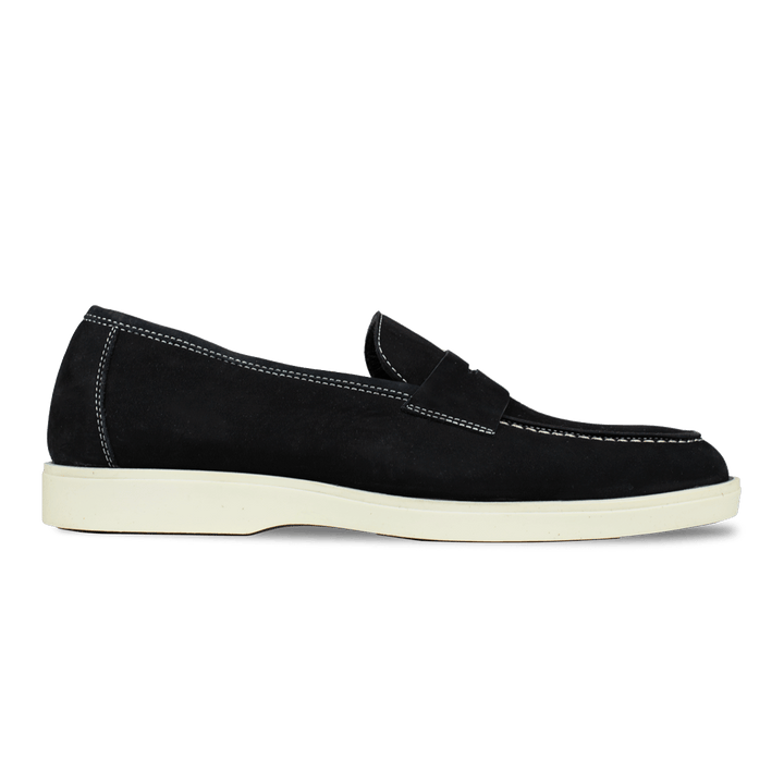 Alan: Mocassin Homme - Gomme Noir - Bleather Maroc