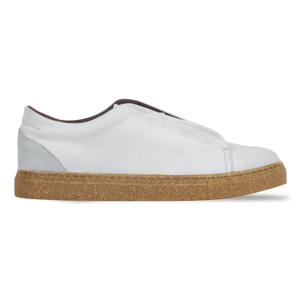 Albert : Sneakers Homme - Cuir Blanc