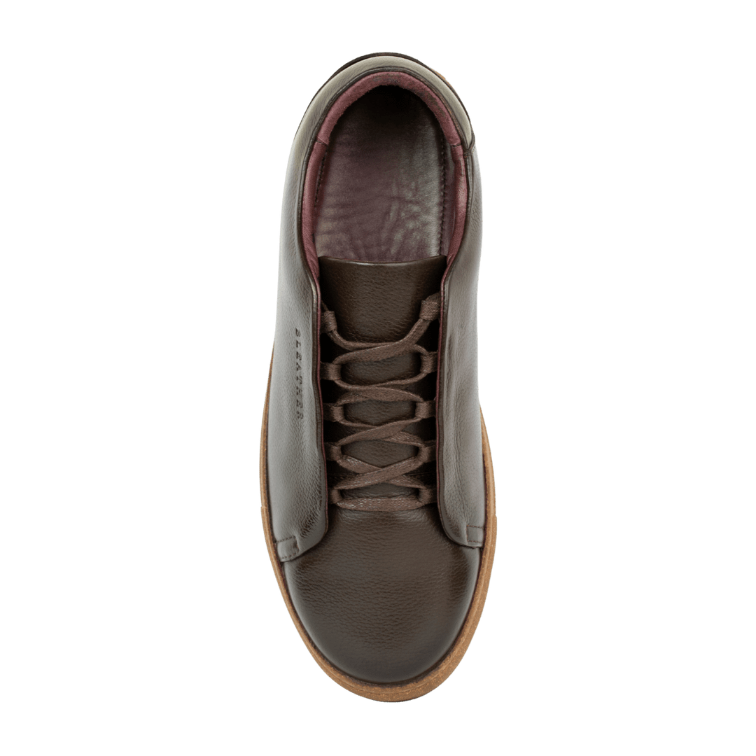 Albert : Sneakers Homme - Cuir Marron - Bleather Maroc