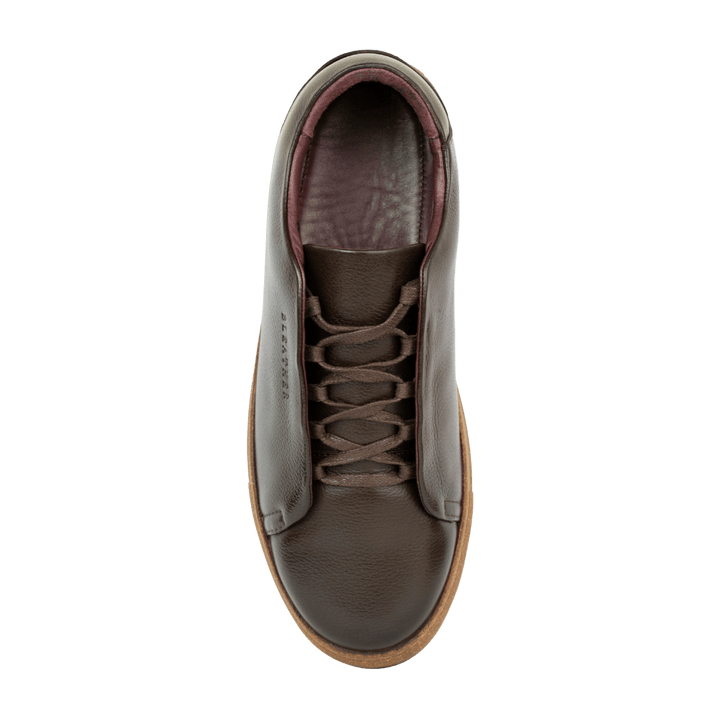 Albert : Sneakers Homme - Cuir Marron - Bleather Maroc